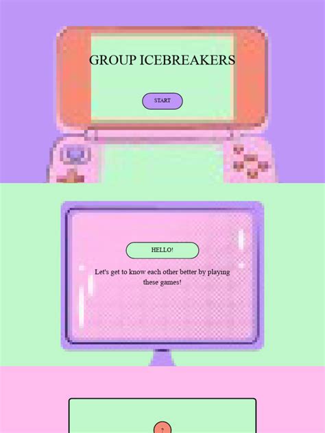 Purple And Green Modern Colorful Group Icebreakers Game Presentation Pdf