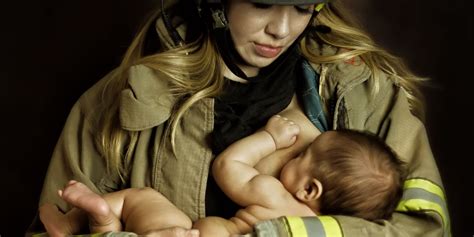 Firefighter Uniform Nursing Photo Stirs Controversy