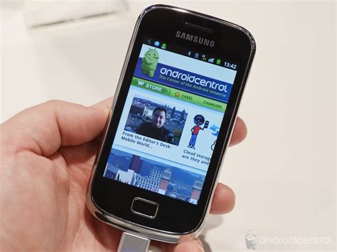 hands    samsung galaxy mini  android central