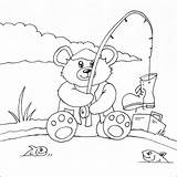 Coloring Pages Bear Printable Teddy Kids sketch template