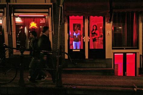 amsterdam s red light district could ban sex workers in windows