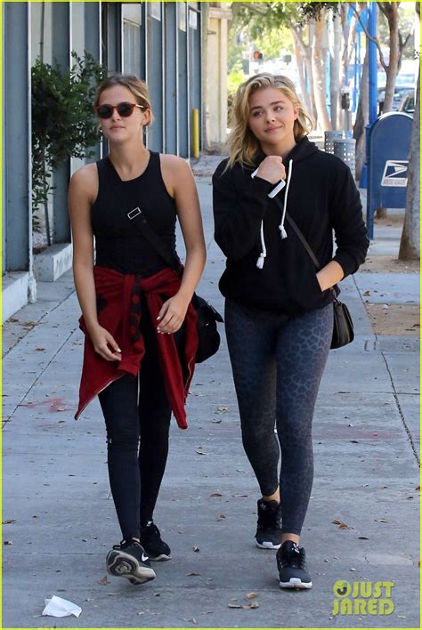Full Sized Photo Of Chloe Moretz Zoey Deutch Pilates After Taylor Event