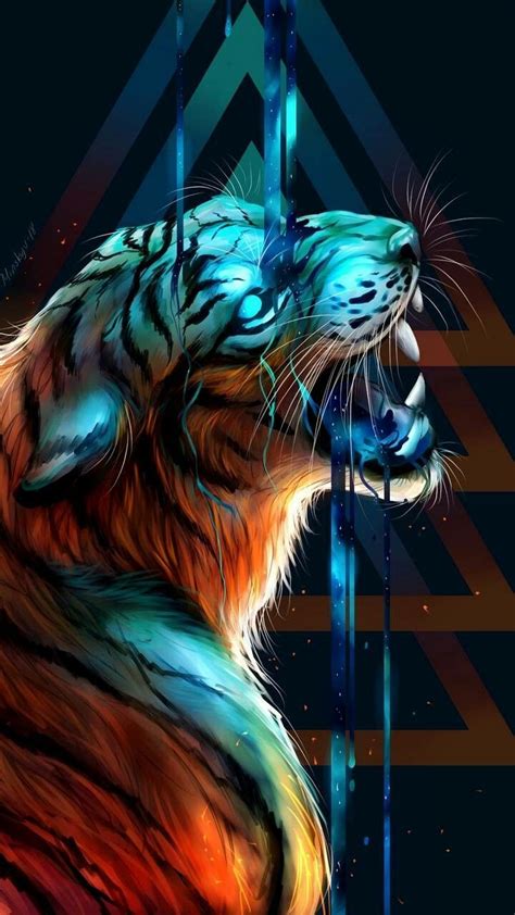 anime tiger wallpapers wallpaper cave