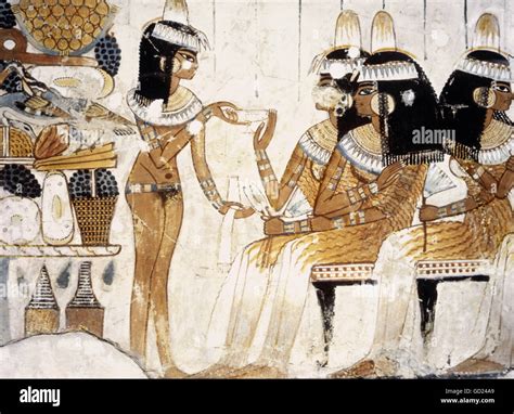 Fine Arts Ancient World Egypt Painting Wallpainting