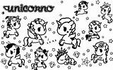 Tokidoki Coloring Unicorno Pages sketch template