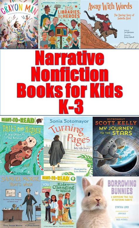 narrative nonfiction books  kids  grades  wehavekids