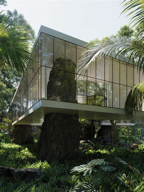 casa atibaia is a jungle home integrating nature into its