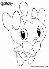 Gothita Coloring Pages Pokemon Printable Kids sketch template