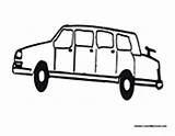 Limousine Coloring Pages Limo Template Car Ride Town sketch template