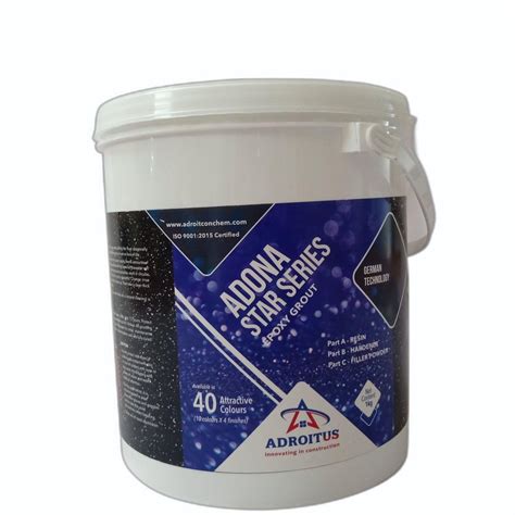 kg adona star series epoxy grout   construction joint width mm