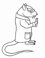 Rat Drawing Lab Getdrawings Coloring Draw Mouse sketch template