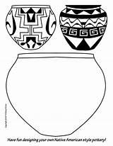Pottery sketch template
