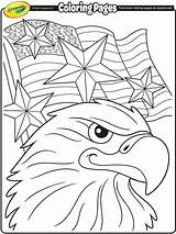 Coloring Pages Patriotic Crayola Printable Adult Summer July Fourth Independence Color Sheets Eagle Adults Happy Colouring Kids Print Book Getcolorings sketch template
