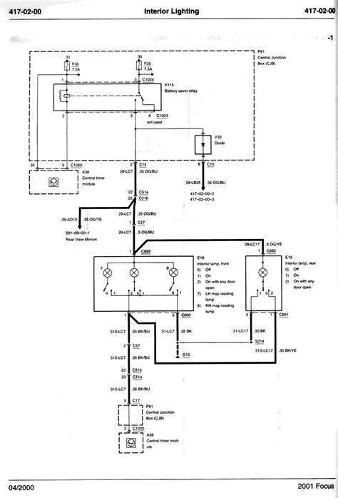 ford focus radio wiring diagram eneco