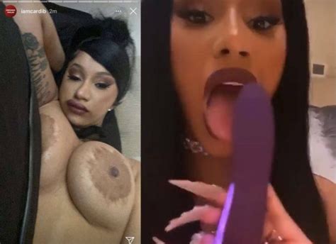 Drunk Cardi B Danced A Striptease And Posed Naked At Her