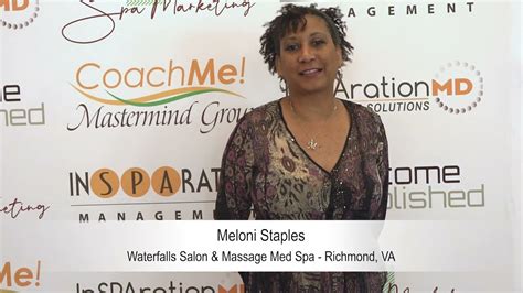 meloni staples waterfalls salon massage med spa youtube
