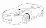 Gtr R35 Carros Voiture Tekeningen Furious Nisan Supra Traumautos Ampproject Jdm sketch template