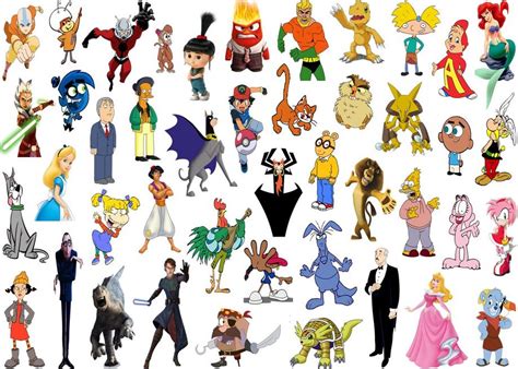 cartoon characters images  names shnapsy