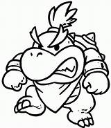 Bowser Coloring Pages Mario Jr Dry Star Cartoon Printable Grateful Dead Characters Bad Drawing Underdog Guys Sonic Super Color Paper sketch template