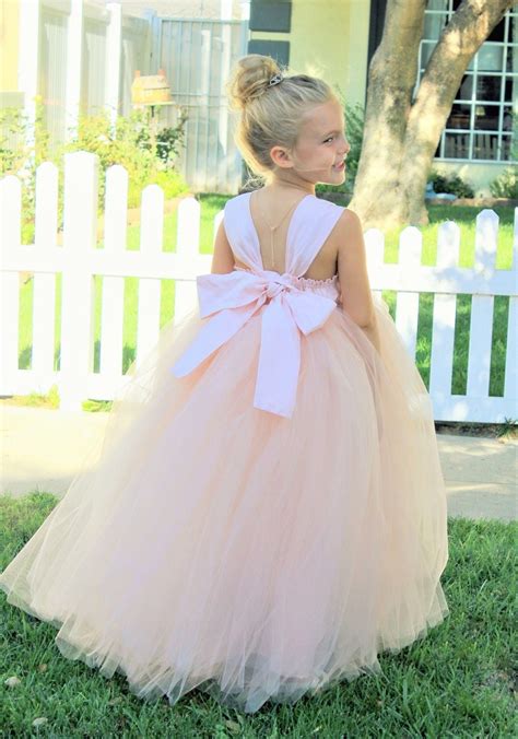 ekidsbridal sweetheart neck cotton blush pink tutu flower girl dresses ball gown princess