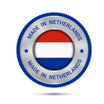 premium vector   netherlands vector logo netherlands flags logo design  icons trust badge