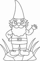Gnome Garden Clipart Drawing Cartoon Colorable Clip Coloring Pages Drawings Family Drawn Collection Powerpoint Paintingvalley Cliparts Gravity Sweetclipart Line Gnom sketch template