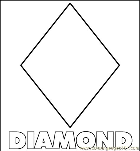 diamond coloring pages kidsuki