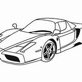 Ferrari Coloring F40 sketch template