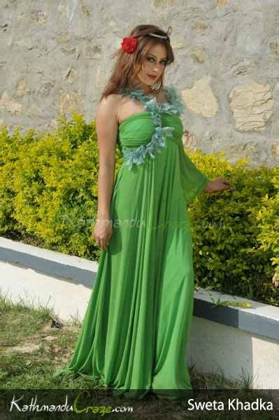 photo gallery hot sexy sweta khadka   photosnepalion  latest mid biue dress