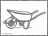 Brouette Coloring Schubkarre Wheelbarrow Kruiwagen Kiddicolour Ausmalbild Zeichnung Fantaisie Automne Ausmalen Zeichnungen Malvorlagen Gevonden Prenten sketch template