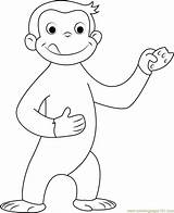 George Curious Coloring Pages Bestcoloringpagesforkids Color Printable Sheets Monkey Cookie Coloringpages101 Cartoon Kids sketch template