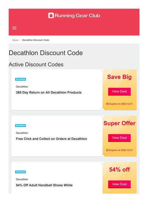 decathlon discount code  running gearclub issuu