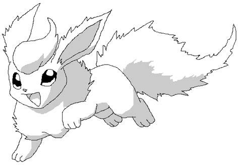 flareon pokemon coloring pages  getdrawings