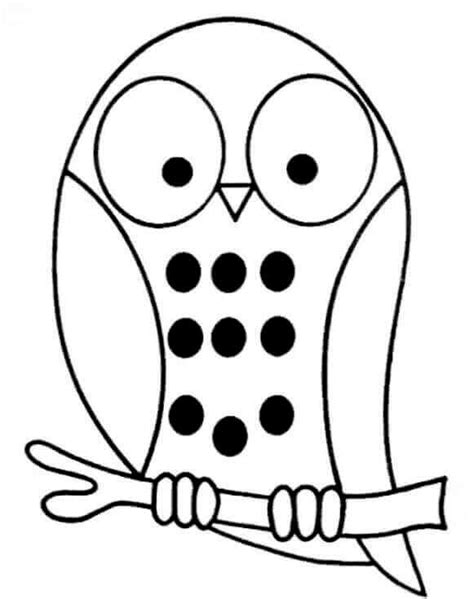 owl coloring pages printable