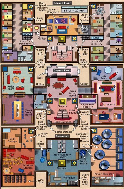 mansion floor plan rxmen