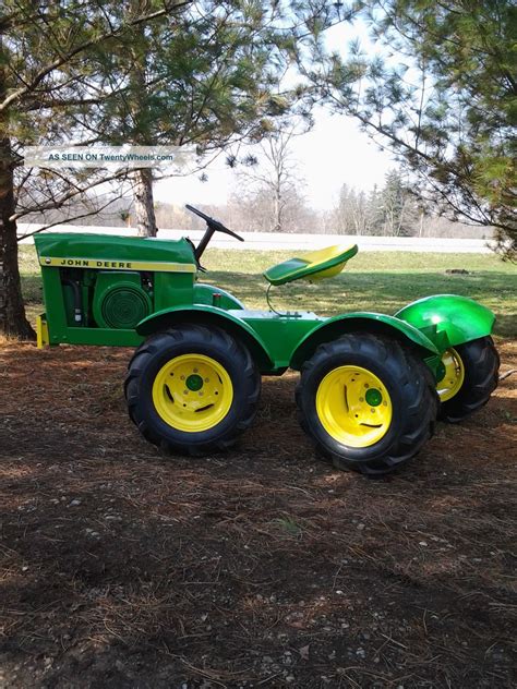 john deere   fender  articulated garden tractor custom built