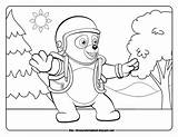 Oso Agent Special Coloring Pages Disney Sheets Kids sketch template