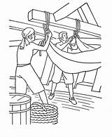 Sailors Columbus sketch template