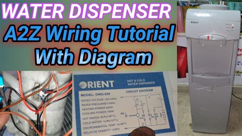 water dispenser full wiring tutorial explain  diagram water