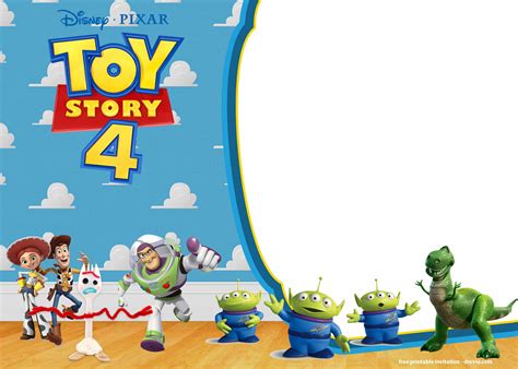 Toy Story Birthday Party Invitations Free Printable Birthday