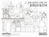 Jerusalem Holiness Harmonic Sacred sketch template