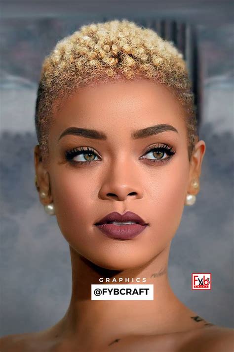 these celebs were photoshopped with short natural hair and