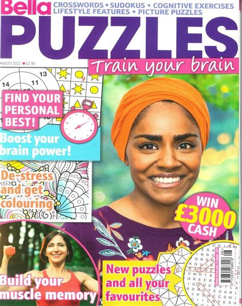 bella puzzles train  brain magazine subscription