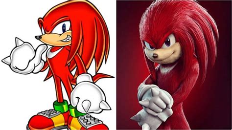 Peak Knuckles Design Twitter Reacts To Knuckles First Look In Sonic