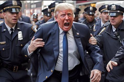donald trump arrested  deepfake ai pictures  viral