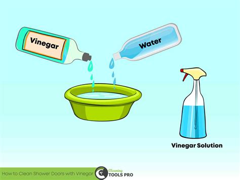clean shower doors  vinegar