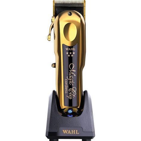 wahl  star gold cordless magic clip clipper   dual voltage salon backbar