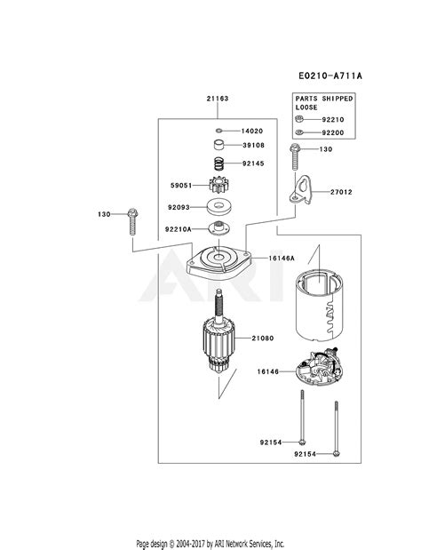 kawasaki frv   stroke engine frv parts diagram  starter