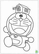 Coloring Doraemon Dinokids Pages Printable Close Template sketch template