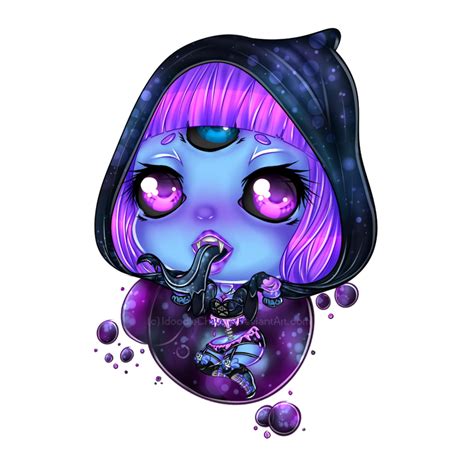 {at} galaxy monster cutie by idoodlechibis on deviantart